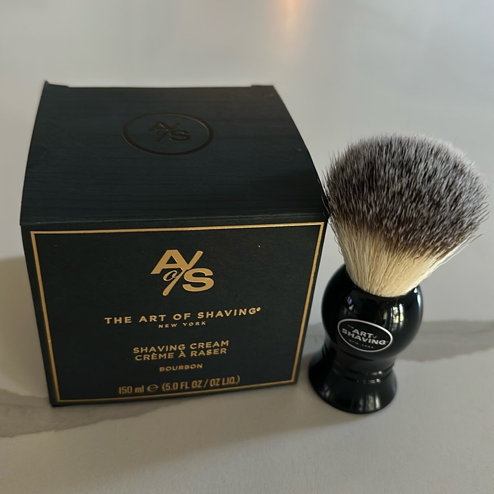 The Art of Shaving brush and cream